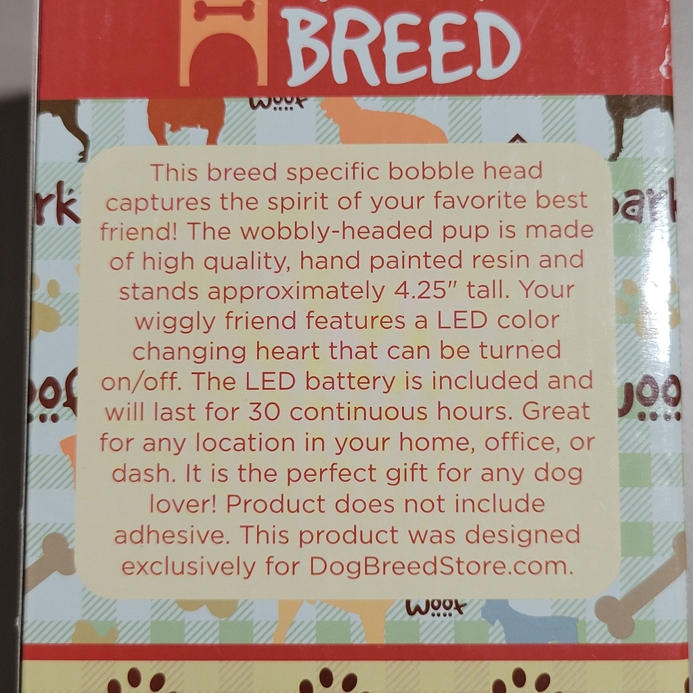 My Favorite Breed Yorkshire Terrier Bobblehead LED Figurine NIB Dogbreedstore - Picture 4 of 8